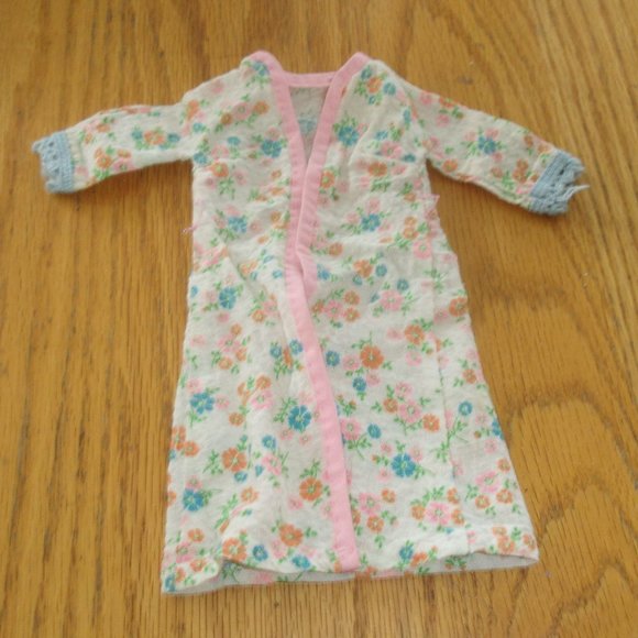 Barbie | Toys | Barbie Doll Clothes Floral Bathrobe Robe | Poshmark